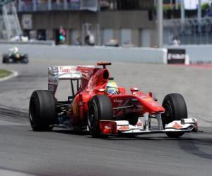 Puzzle Felipe Massa-Ferrari - Montréal 2010
