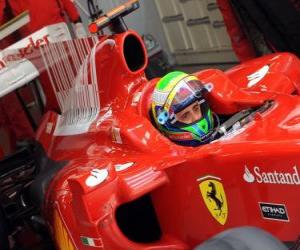 Puzzle Felipe Massa - Ferrari - Shanghai 2010