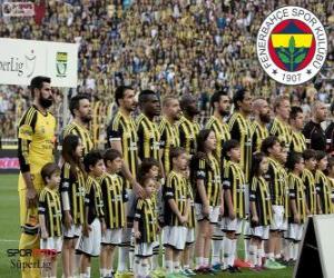 Puzzle Fenerbahçe, champion Super Lig 2013-2014, Ligue de Football de Turquie
