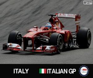 Puzzle Fernando Alonso - Ferrari - Grand Prix d'Italie 2013, 2º classé