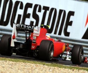 Puzzle Fernando Alonso - Ferrari - Hungaroring, Grand Prix de Hongrie 2010