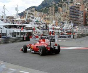 Puzzle Fernando Alonso - Ferrari - Monte-Carlo 2010
