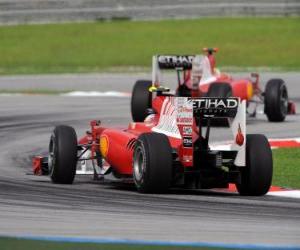 Puzzle Fernando Alonso - Ferrari - Sepang 2010