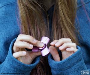 Puzzle Fille avec un Spinner