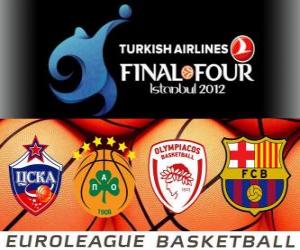 Puzzle Final Four Istanbul 2012 Euroligue de basket-ball