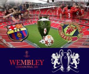 Puzzle Final Ligue des Champions - Champions League finale 2010-11, Fc Barcelona vs Manchester United