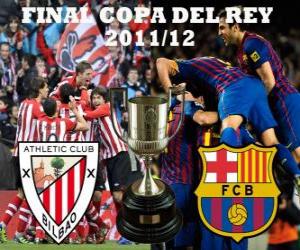Puzzle Finale Coupe du roi 2011-12, Athletic Club de Bilbao - FC Barcelone