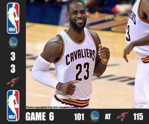 Puzzle Finale NBA 2016, 6e partie