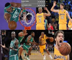 Puzzle Finales NBA 2009-10, Game 1, les Boston Celtics 89 - Los Angeles Lakers 102