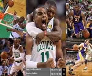 Puzzle Finales NBA 2009-10, Game 4, Los Angeles Lakers 89 - Boston Celtics 96
