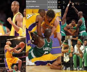 Puzzle Finales NBA 2009-10, Game 6, Boston Celtics 67 - Los Angeles Lakers 89
