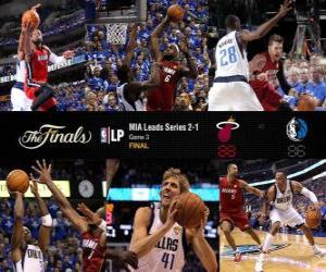 Puzzle Finales NBA 2011, 3ème partie, Miami Heat 88 - Dallas Mavericks 86