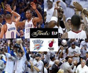 Puzzle Finales NBA 2012 - Oklahoma City Thunder vs Miami Heat