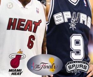 Puzzle Finales NBA 2013. Miami Heat vs San Antonio Spurs