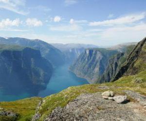 Puzzle Fjords de l'Ouest norvégien - Geirangerfjord et Nærøyfjord