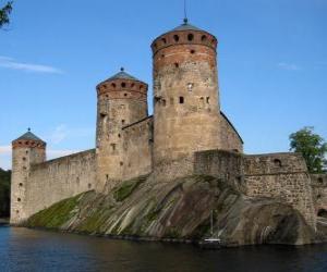 Puzzle Forteresse Olavinlinna, Finlande