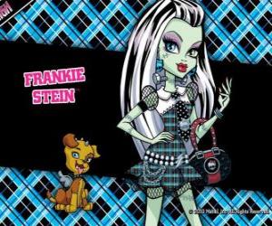 Puzzle Frankie Stein, la fille du monstre Frankenstein et son épouse a 15 jours 