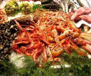 Puzzle Fruits de mer variés