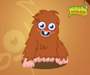 Puzzle Furi. Moshi Monsters. Un petit troll poilu