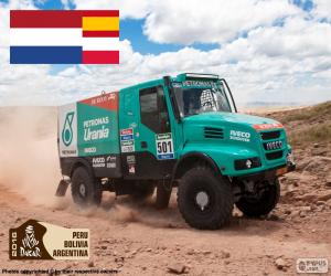 Puzzle Gerard de Rooy, Dakar 2016