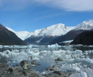 Puzzle Glaciers Onelli, Argentine