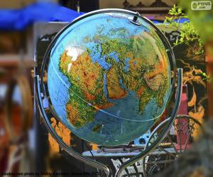 Puzzle Globe terrestre