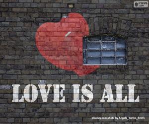 Puzzle Graffiti l’amour est tout