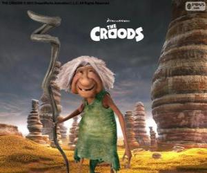 Puzzle Gran, la belle-mère du Grug de Les Croods