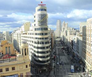 Puzzle Gran Via, Madrid