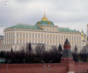 Puzzle Grand Palais du Kremlin, Moscou, Russie