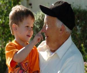 Puzzle Grand-père au petit-fils