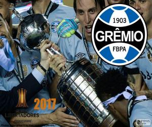 Puzzle Gremio, champion de la Libertadores 2017