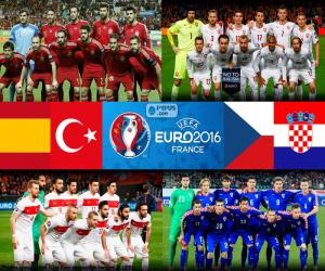 Puzzle Groupe D, Euro 2016