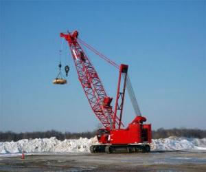 Puzzle Grue sur chenilles