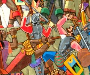 Puzzle Guerriers inca combats