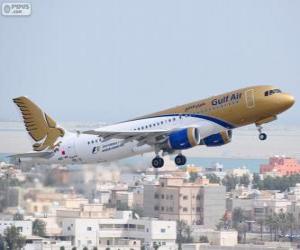 Puzzle Gulf Air, compagnie aérienne nationale du Royaume de Bahreïn