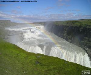 Puzzle Gullfoss, Islande