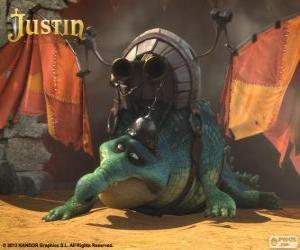 Puzzle Gustav. Un crocodile qui veut voler et être un dragon