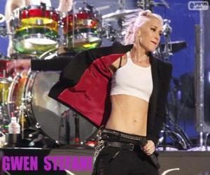 Puzzle Gwen Stefani, chanteuse américaine