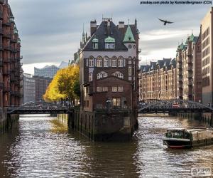 Puzzle Hambourg, Allemagne