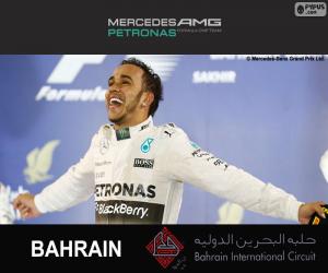 Puzzle Hamilton GP Bahreïn 2015