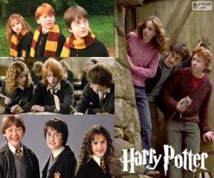 Puzzle Harry Potter et ses amis Ron et Hermione