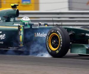 Puzzle Heikki Kovalainen - Lotus - Istanbul 2010