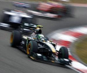 Puzzle Heikki Kovalainen - Lotus - Shanghai 2010