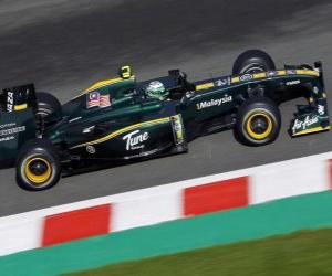 Puzzle Heikki Kovalainen - Lotus - Spa-Francorchamps 2010