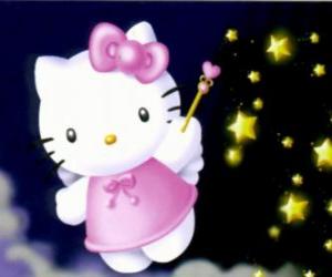 Puzzle Hello Kitty est une fée parmi les étoiles