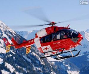 Puzzle Hélicoptère de sauvetage Suisse