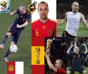 Puzzle Iniesta Andrés (Iniesta Sweet) milieu de terrain de l'équipe nationale Espagnol