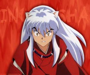 Puzzle InuYasha est le principal protagoniste de l'aventure. Il est un demi-démon, né d'un père démon chien et une mère humaine