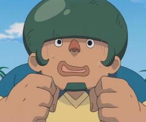 Puzzle Jack Wallside ou Heigoro Kabeyama est le défenseur grand et timide de Raimon Onze